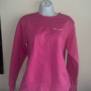Pink champion sweatshirt